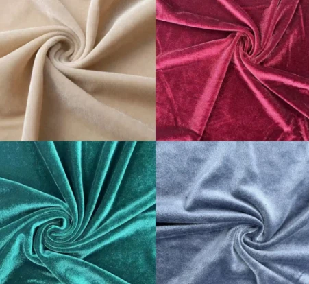 Stretch Velvet Spandex Fabric